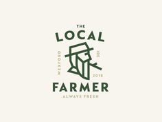 the local farmer logo is shown in green and white, with an image of a man holding