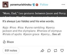 Jason And Percy, Team Leo, Percy Jackson Quotes