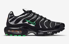 Size: 35-47 It comes with Dust box, Care manual, Tag, and Paper bag.Size Guide: Nike Air Max Plus Black, Air Max 90 Premium, Nike Tn, Electric Green, Air Max Shoes, Mens Club, Nike Air Max Plus, Air Max Plus, New Nike Air