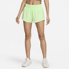 These shorts are the ones that are down for everything you do—from long walks to HIIT to running errands. Their silky-smooth, ultrasoft woven fabric is balanced with sweat-wicking tech so you have ultimate comfort while feeling dry as you work out. Green Running Shorts, Short Length, Functional Stretch Bottoms For Marathon, Functional Green Bottoms For Running Errands, Athleisure Short Bottoms For Marathon, Athleisure Short Length Bottoms For Marathon, Green Athletic Shorts For Running In Spring, Green Training Shorts For Spring, Green Short Running Bottoms, Green Running Shorts For Spring