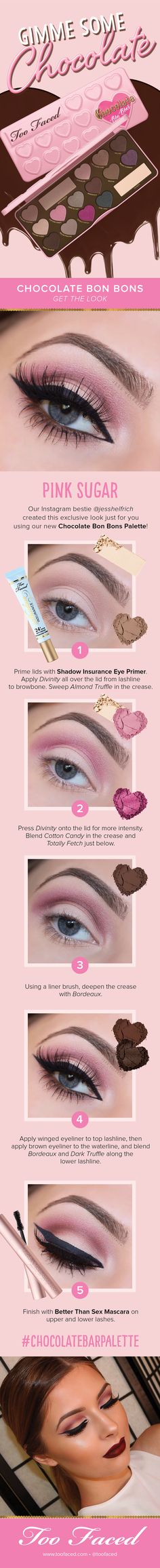 Chocolate Bon Bons is the third palette in the #TooFaced bestselling Chocolate Bar Eye Shadow Collection. The looks are limitless. - Too Faced Cosmetics Too Faced Cosmetics, Shadow Palette, Makeup Goals, Makati, Eyeshadow Looks, Eyeshadow Makeup, Makeup Eyeshadow