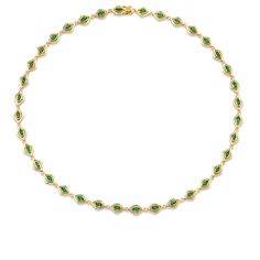 Gold & Emerald Marquise Evil Eye Eternity Necklace - Sydney Evan Fine Jewelry Marquise Emerald Yellow Gold Jewelry, Fine Jewelry Green Marquise Necklaces, Elegant Green Marquise Necklace, Evil Eye Pattern, Eternity Necklace, Eye Pattern, Intricate Design, Negative Energy, Love Is All