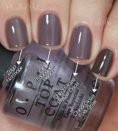 Subtle Purple/gray Ombre Sao Paolo, Ideas For Nails, Grey Nails, Nails Colors, Nails Polish, Polish Colors, Colorful Nail Designs