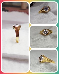 5gms American Diamond Ring, Mens Wedding Rings Gold, Emerald Stone Rings, 22k Gold Earrings, Indian Jewelry Earrings, Indian Wedding Couple Photography