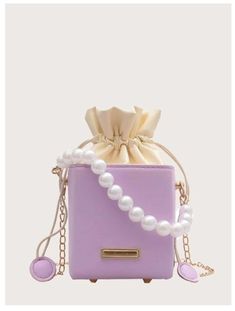 Small School Bags, Purple Accessories, Tas Bahu, Soft Leather Handbags, Drawstring Bucket Bag, Pearl Leather, Crossbody Bag Women, Leather Bucket Bag, Leather Bucket