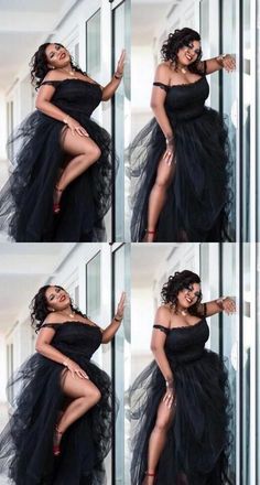 Gowns Black, Look Grunge, Off Shoulder Evening Dress, Cheap Party Dresses, Formal Wear Women, Plus Size Prom, Black Plus Size, Glam Photoshoot, Plus Size Formal Dresses