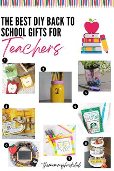 A collection of 16 best DIY gifts for teachers, featuring creative teachers gifts, homemade teacher gifts, and thank you gift baskets. Includes ideas for teacher gift baskets, diy teacher Christmas gifts, and small teacher appreciation gifts diy. Perfect for Teacher Appreciation Week and teacher appreciation gifts from students diy.