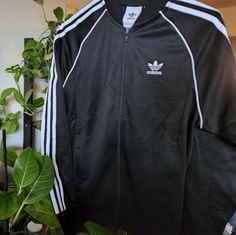 Brand New Adidas Black Track Jacket For Spring, Spring Adidas Black Track Jacket, Adidas Originals Jacket, Adidas Original, Adidas Jackets, Adidas Men, Adidas Jacket, Adidas Originals, Mens Jackets