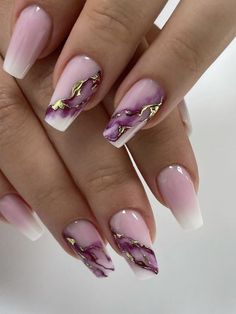 Multicolor  Collar     Embellished   Beauty Tools Fancy Nails Designs, Gradient Nails