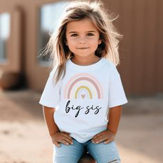 Big Sis Shirt ,Big Sister Shirt, Made for Older Sisters, I'm Going To Be A Big Sister, Big Sister Short Sleeve, Kids Shirt, Gift For Sister How to place an order: 1-Swipe to all of the pictures. 2-Select style and size from drop down menus (t-shirt, sweatshirt or tote-bag) 3-Select colors from drop down menus. 4-Select quantity. 5-Add to Cart For every single order you have to repeat every step.. Final Step-Check Out (Double-check your address information) MATERIAL T-shirts: Solid Colors %100 Co Sister Shirt, Big Sister Shirt, Big Sis, Custom Tote Bags, Gift For Sister, Sister Shirts, Custom Shirt, Big Sister, Sister Gifts