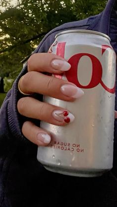 #nailsofinstagram #naildesign #nailsoftheday #aesthetic #acrylic #acrylic Server Nails, Simple Nails With Design, Almond Nail Inspo Simple, 2024 Summer Nail Ideas, Nail Ideas Short Fall, Simple Nail Inspo Trendy, Nail Inspo New Years, Simple Elegant Nail Designs, Gel Nails Aesthetic