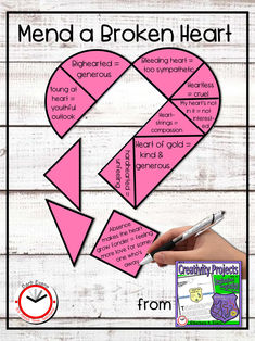 Are you looking for a Valentine's Day activity that will activate your learners' creativity? Would you like it to be a home-school collaboration? Then check out MEND A BROKEN HEART in Destination: Imagination via Creative Thinking, Vol. II. This product offers weekly challenges that incorporate a variety of disciplines and will challenge critical and creative thinking. #valentinesday #creativity #criticalthinking #projects #GATE #enrichment #teacherresources #elementaryteachers Absence Makes The Heart Grow Fonder, Destination Imagination, Weekly Challenges, Valentines Day Activities, Busy Teacher, Creative Classroom