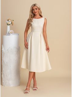 JJ's House No Polyester Midi Boat Neck Spring Summer A-line Yes Ivory S Height:5.7ft(174cm) Bust:33.5in(85cm) Waist:26in(66cm) Hips:36in(91cm) Hall Reception Beach Garden / Outdoor Dress. #JJ's House #No #Polyester #Midi #BoatNeck #Spring #Summer #Aline #Yes #Ivory #S #Hall #Reception #Beach #GardenOutdoor #Dress Boatneck Dress, Outdoor Dress, Beach Garden, Boat Neck Dress, House No, Bridal Shower Dress, House Dress, Hoco Dresses, Boat Neckline