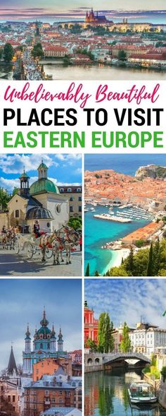 there are many different places to visit in europe