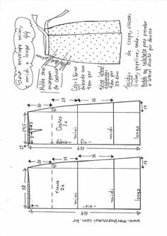 an image of the pattern for a doll's bed