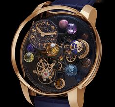 Solar Planet, Solar Watch, Tourbillon Watch, Bracelets Design, Rose Gold Case, Watches Unique, 2020 Fashion