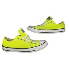 Good Condition, Neon Florescent Yellow Converse Low Top Sneakers In A Womens Size 9. Some Very Light Wear On The White Rubbers, Some Wear On The Insoles, One Dot Blemish On The Back Of One Heel And A Couple Areas Of Extremely Faint Discoloration. Overall In Person They Look Close To Brand New! Measurements: See Photos Fabric/Size Tags: See Photos **All Of My Photos Are My Own, Not Stock Images! The Item You're Seeing Is Exactly What You'll Receive!! **Enjoy Fast Same Or Next Day Shipping Monday- Casual Neon Lace-up Sneakers, Casual Neon Yellow Sneakers With Rubber Sole, Casual Neon Yellow Sneakers For Summer, Neon Yellow Lace-up Sneakers For Spring, Neon Lace-up Casual Sneakers, Neon Casual Lace-up Sneakers, Casual Neon Low-top Sneakers, Yellow Converse Lace-up Sneakers, Yellow Converse Low-top Sneakers