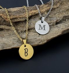 Personalised Birthstone Necklace | Birthstone Jewellery | Engraved Necklace | Gifts for Her | Initial Necklace | June Birthstone | Gifts for Mum | Gifts for Sister A beautiful birthstone jewellery design to celebrate the special women in your life with a personalised birthstone necklace. A thoughtful gift idea for her, birthday present, Mother's Day gift or just a gift to say I love you. An engraved necklace to treasure forever. Key Features: Material: Stainless Steel. Personalised: Any birthsto Handmade Stainless Steel Necklaces, Initial Pendant Necklaces For Jewelry Making, Personalized Clavicle Chain With Round Pendant, Minimalist Round Necklace For Personalized Gift, Adjustable Stainless Steel Initial Pendant Jewelry, Minimalist Round Necklaces For Personalized Gifts, Mother's Day Round Clavicle Chain Charm Necklace, Personalized Gift Clavicle Chain Necklace, Stainless Steel Initials Necklace For Mother's Day