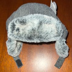 Old Navy Gray Faux Fur Trapper Baby Hat Sz 0-6 Month Nwt Bucket Hat Beach, Blue Bucket Hat, Toddler Sun Hat, Fur Trapper, Girls Sun Hat, Boys Beanie, Kids Winter Hats, Navy Accessories