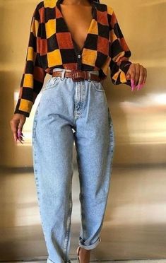 Look 80s, Mode Grunge, Look Retro, Thrifted Outfits, 90s Fashion Outfits, Bohol, 90s Outfit, Ținută Casual, Modieuze Outfits