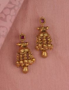 latest daily wear gold earrings designs Jhumka Designs Gold, Earrings For Girls Gold, Daily Wear Gold Earrings, Gold Earrings With Price, Latest Gold Earrings, Gold Chandbali, Gold Hoop Earrings Style, Earrings With Price, Gold Earrings Design