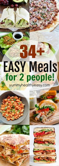 easy meals for 2 people that are ready to eat