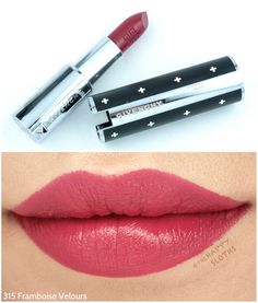 Givenchy Couture Edition 2017 Le Rouge Lipstick "315 Framboise Velours": Review and Swatches Lipstick Quotes, Color Seasons, Givenchy Couture, Summer Palette, Lipstick Tutorial, True Summer, Rouge Lipstick, At Home Face Mask, Dark Lipstick