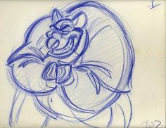 a drawing of an evil looking character from beauty and the beast