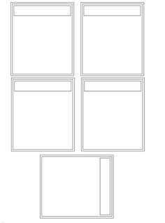 four squares are shown in the shape of a rectangle