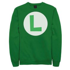 You'll be ready to game in this men's Super Mario Luigi Icon Costume sweatshirt. You'll be ready to game in this men's Super Mario Luigi Icon Costume sweatshirt. FEATURES Crewneck Long sleeves Fleece fabricFABRIC & CARE Cotton, polyester Machine wash Imported Size: XXL. Color: Med Green. Gender: male. Age Group: adult. Pattern: Graphic. Epic Universe, Super Mario Luigi, Super Mario And Luigi, Mario Luigi, Mario And Luigi, Pattern Graphic, Super Mario, Fleece Fabric, Trunk