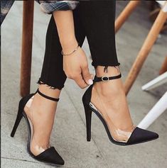 High Heels Classy, Summer High Heels, Trendy Heels, High Heel Dress, Buckles Fashion, Prom Heels, Ankle Strap High Heels, Heels Classy, Pumps Heels Stilettos