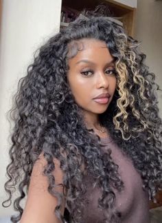 Curly Big Hair Black Women, 22 Inch Curly Wig, 200 Density Deep Wave Wig, India Love Curly Hairstyles, No Part Curly Hair Black Women, Curly Frontal Sew In, No Part Curly Wig Black Women, Sewin Curly Weave, Flipover Method Curly Weave