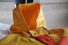 Suit Art, Yellow Color Combinations, Rain Pants, French Brands