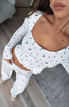 The Dreamy Long Sleeve Pyjama Top Ditsy Blues. Head online and shop this season's latest styles at White Fox. Express delivery and AfterPay available. Coastal Pjs, Cute Pyjama, Cute Pyjamas, Pajamas Aesthetic, Designer Pajamas, Cute Lounge, 2024 Inspiration, Pyjama Pants, Pajama Outfit