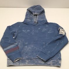 Butter Super Soft Hooded Washed Blue Outerwear For Streetwear, Washed Blue Hooded Outerwear For Streetwear, Winter Hoodie In Denim Blue, Hooded Washed Blue Outerwear For Fall, Blue Long Sleeve Sweatshirt With Pockets, Blue Hooded Urban Top, Urban Blue Hooded Top, Urban Style Blue Hooded Top, Blue Denim Long Sleeve Hoodie