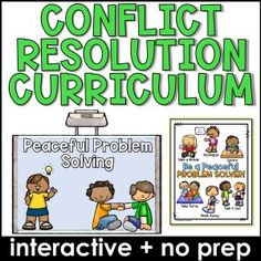 the conflict resolution is an interactive activity for students to learn how to write and use it