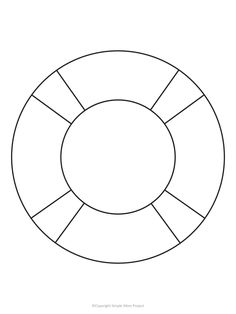 an image of a circle that is drawn in black and white