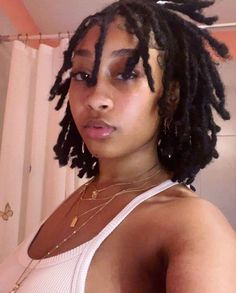 Short Nail Styles Black Women, Light Skin Locs, Locs Middle Part, Biting Finger Reaction Pic, Loc Styles For Black Women Long, Fluffy Locs Black Women, Side Part Loc Styles, Real Locs On Black Women, Locs Black Women Natural Hair