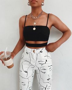 Looks Chic, Looks Style, Teen Fashion Outfits, Looks Vintage, Retro Outfits, Moda Fashion, Cute Casual Outfits, Teen Fashion