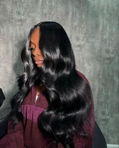 2x6 Closure Sew In, Sew In Hairstyles With Closure, 2x6 Closure, Sew In Wig, Body Wave Bundles, Playing With Hair, Brazilian Body Wave, Voluminous Hair