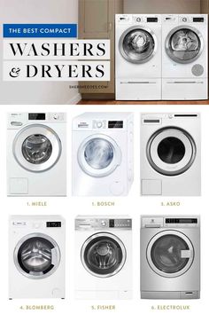 the best compact washers and dryers for small spaces in your home or office