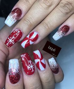 59+ Christmas Nail Art Ideas for Early 2020