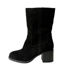 Vince Camuto Zelcinna Suede Heeled Boots Condition: New With Box Brand: Vince Camuto Size: 8½ Wide Color: Black Material: Leather Upper; Synthetic Lining & Outsole Approx. Measurements: 2½” Heel Other: Pull-On; Closed, Round Toe; Side Zipper Closure; Boot Style; Block Heel; Silver Hardware; Cushioned Midsole; Non-Slip Outsole Non-Smoking Home. Remember To Bundle With Other Items From My Closet For The Best Deal! And As Always, Thanks For Checking Out My Closet! Lace Up Heel Boots, Cream Boots, Vince Camuto Boots, Black Riding Boots, Boot Style, Leather Riding Boots, Leather Boots Women, Leather High Heels, Black Leather Heels