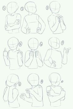 how to draw people with different poses and expressions