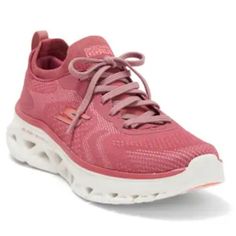 Skechers Go Walk Air 2.0 Dynamic Virtue Sneaker Color: Rose Size: 8.5 Condition: New With Box (No Lid) A Cushioned Footbed, Stretch Laces And Mesh Upper Keeps You Light On Your Feet In A Walking Sneaker That Provides All-Day Comfort. Round Toe Lace-Up Style 1.2.5" Platform Textile Upper And Lining, Synthetic Sole Athletic Sneaker All Day Wear Travel Comfortable Walking Outdoor Exercise Gym Workout Athleisure Sporty Chic Exercise Active Pink Synthetic Walking Shoes With Cushioned Footbed, Pink Synthetic Walking Shoes With Arch Support, Pink Synthetic Walking Shoes With Laces, Pink Synthetic Walking Shoes With Air Cushioning, Pink Sneakers With Ortholite Insole For Walking, Pink Synthetic Sneakers For Walking, Pink Synthetic Walking Sneakers, Pink Low-top Sneakers With Arch Support, Pink Low-top Walking Shoes With Air Max Cushioning