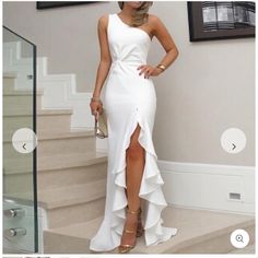 Brand New One Shoulder Prom Dress, Elegant Cocktail Dress, 파티 드레스, Womens Prom Dresses, Elegant Party Dresses, Body Con Dress, Maxi Robes, Formal Dresses For Women, Ball Gown Dresses