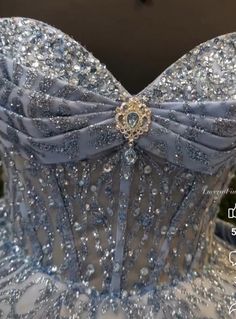 Blue Grey Quinceanera Dresses, Blue Sweet Sixteen Dresses, Grey Quinceanera Dresses, Quinceanera Winter Wonderland, Quinceanera Dama Dresses, Cinderella Quince, Blue Sweet Sixteen, Quinceanera Dresses Blush, Light Blue Quinceanera Dresses