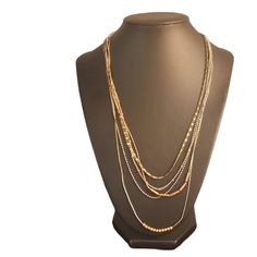 New No Box. Measures 17in Cheap Gold Box Chain Necklace, Gold-tone Metal Necklace With Box Chain, Snake Shape Box Chain Metal Necklace, Gold-tone Gold Plated Box Chain Necklace, 14k Gold-filled Yellow Gold Box Chain Necklace, Snake Chain, Womens Jewelry Necklace, Gold Color, Jewelry Necklaces