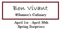 an advertisement for bon vivant at the summer's culinary event, with text in red and white