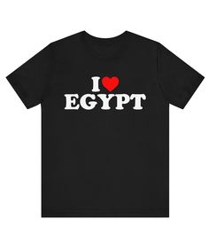 I Love Egypt T-shirt ,Heart Egypt T-Shirt  , gift for Egypt Lovers , Egypt T-shirt ------------------------------------------------------- * Fast Shipping - For quick delivery ,Top Quality Printing * Available sizes S, M, L, XL, 2XL ,3XL,4XL,5XL * Full Customization Available. Need different wording? Just message us before ordering. We reply fast. ------------------------------------------------------- The unisex heavy cotton tee is the basic staple of any wardrobe. It is the foundation upon whi Graphic Tee Crew Neck T-shirt As Gift, Graphic Tee T-shirt As Gift, Crew Neck T-shirt With Heart Graphic As Gift, Graphic Tee Short Sleeve T-shirt As Gift, Short Sleeve T-shirt With Letter Print, Funny Text Short Sleeve T-shirt Gift, Graphic Tee Crew Neck As Gift, Slogan Short Sleeve Shirt For Gift, Black T-shirt With Heart Graphic As Gift